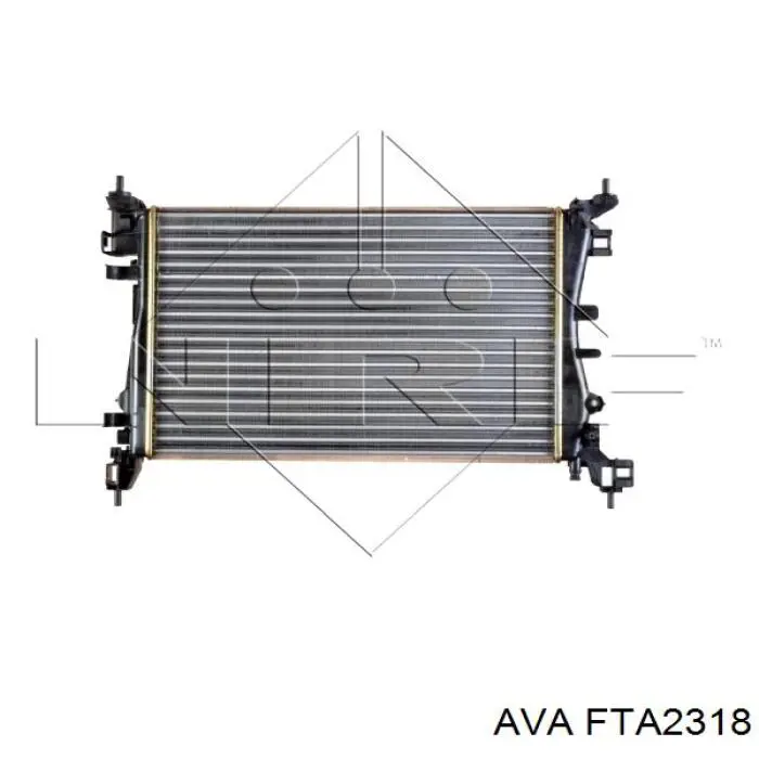 Радіатор основний AVA FTA2318 ціна, від 54.71 USD