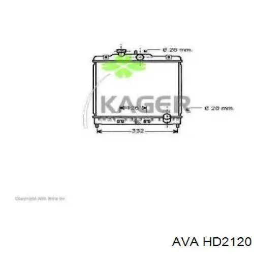 Радіатор охолодження AVA HD2120