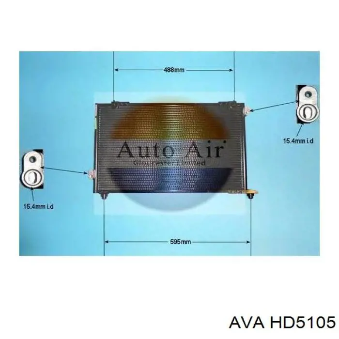 Конденсатор кондиціонера AVA HD5105 ціна, від 58.50 USD