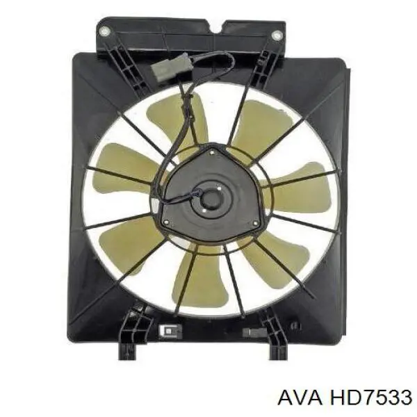 Дифузор (кожух) радіатора кондиціонера HD7533 AVA