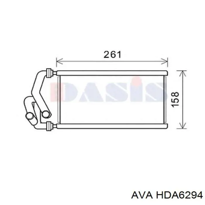 Купити HDA6294 AVA Теплообмінник