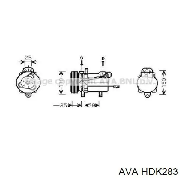 Купити KTT090564 Thermotec Компресор кліматичної установки