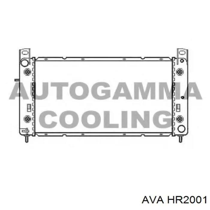 Радіатор HR2001 AVA