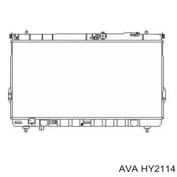 FP32A671AV AVA Радіатор охолодження двигуна