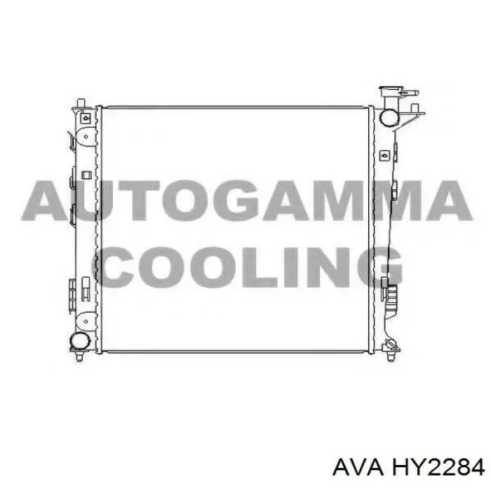 Купити HY2284 AVA Радіатор двигуна
