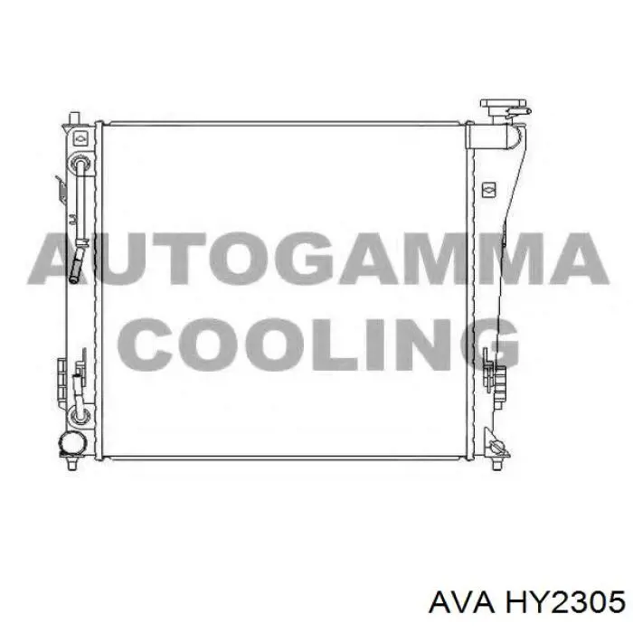 Радіатор D70528TT Thermotec