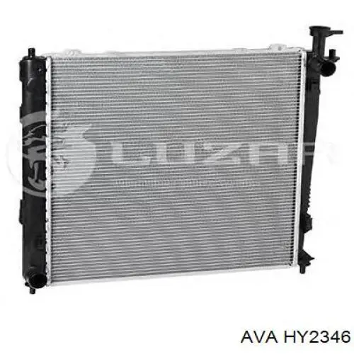 HY2346 AVA Радіатор охолодження двигуна