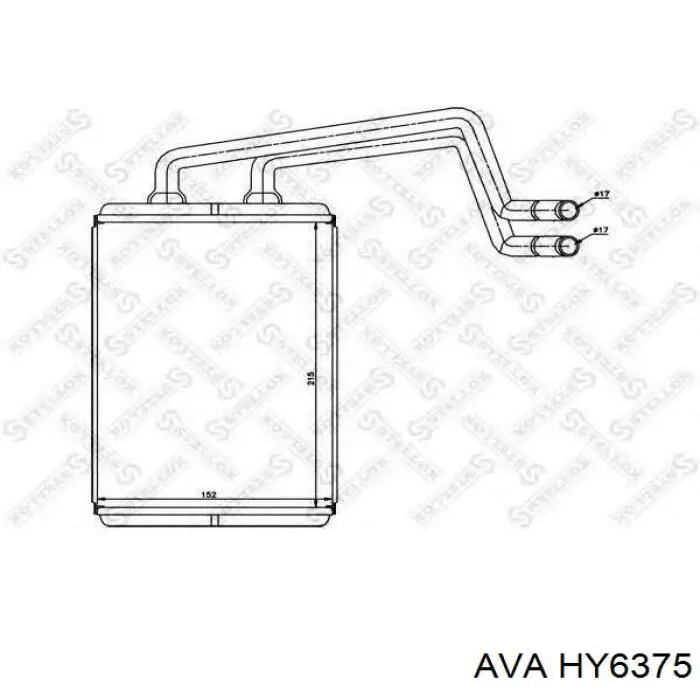 Купити HY6375 AVA Теплообмінник