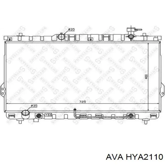 Радіатор HYA2110 AVA