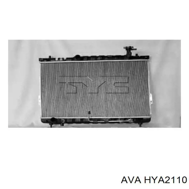Радіатор основний AVA HYA2110 ціна, від 88.40 USD