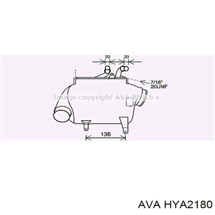 Радіатор HYA2180 AVA