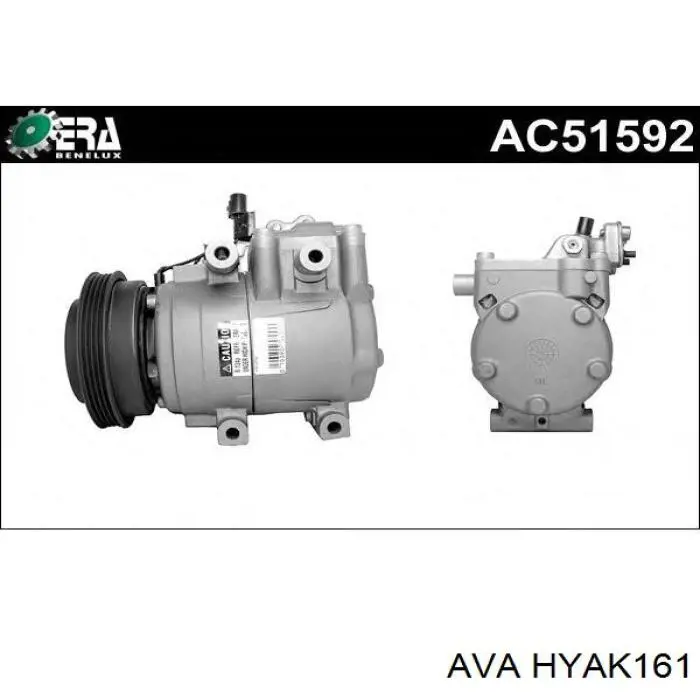 Компресор кондиціонера HYAK161 AVA