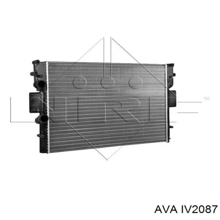 Радіатор охолодження двигуна IV2087 AVA