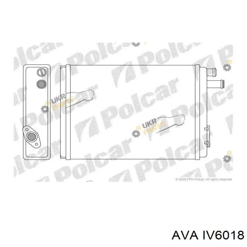Радіатор пічки (обігрівача) Fiat/Alfa/Lancia 93910866 ціна, від 32.17 USD