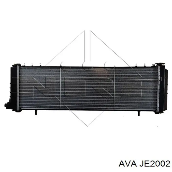 JE2002 AVA Радіатор охолодження двигуна