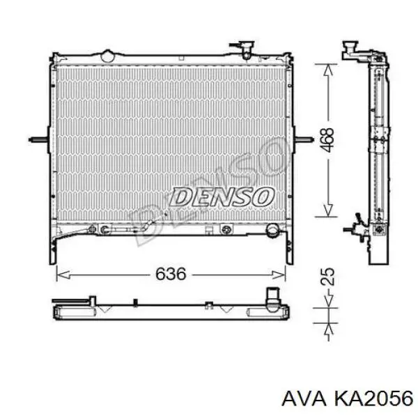 Радіатор охолодження HCC 253103E020