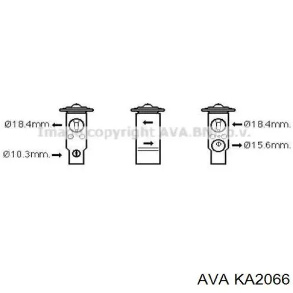 Радіатор охолодження AVA KA2066