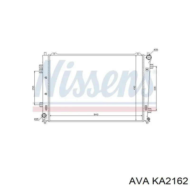 Радіатор основний AVA KA2162 ціна, від 119.60 USD