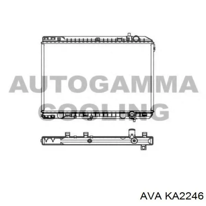 Радіатор S253104D200 Hyundai/Kia