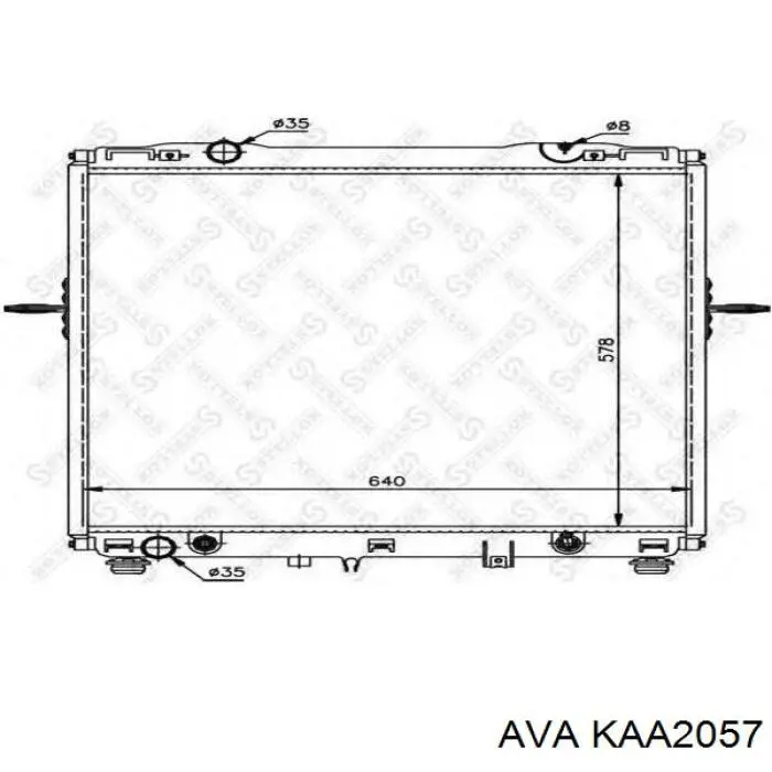 Радіатор охолодження Hyundai/Kia 253113E250