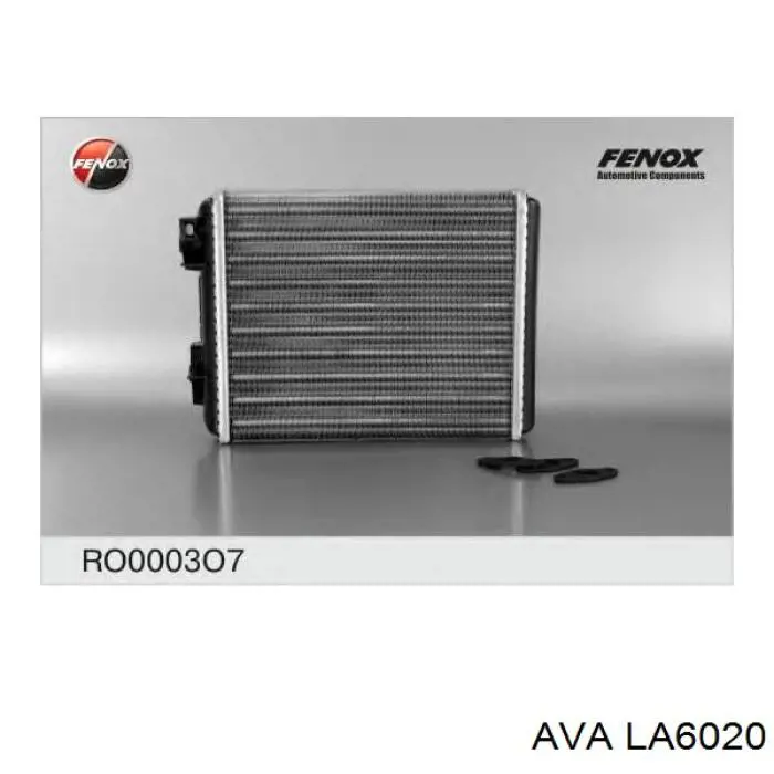 LA6020 AVA радіатор пічки (обігрівача)