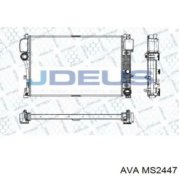 Радіатор основний AVA MS2447 ціна, від 168.94 USD