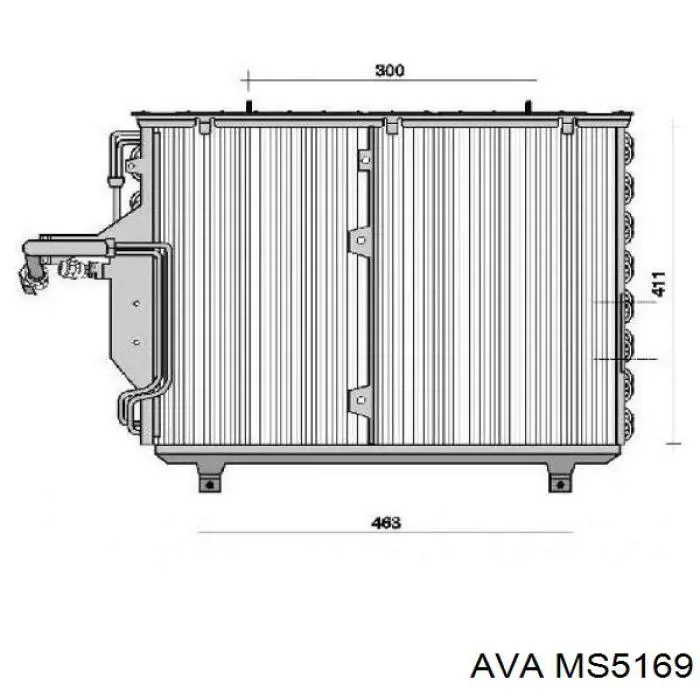 Конденсатор кондиціонера AVA MS5169 ціна, від 116.90 USD