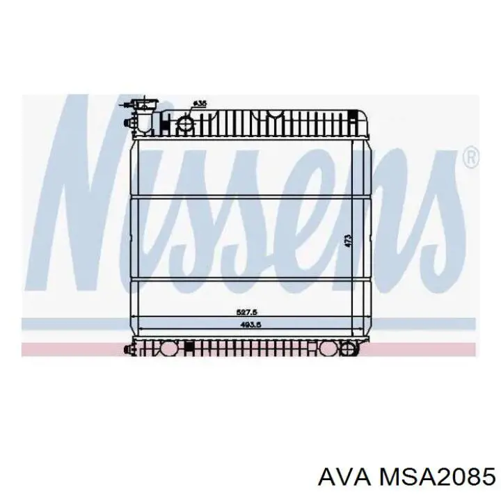 MSA2085 AVA Радиатор