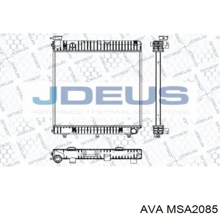 Радіатор основний AVA MSA2085 ціна, від 98.79 USD