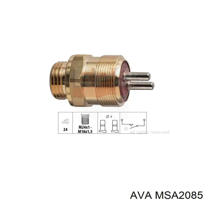 Радіатор MSA2085 AVA