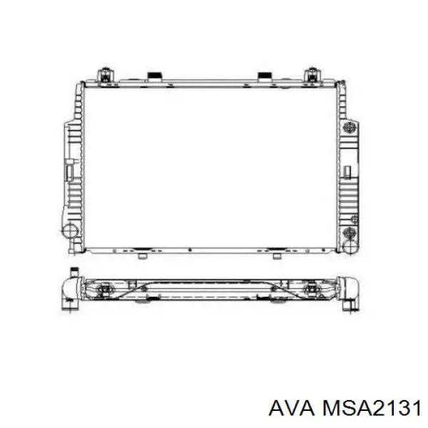 Радіатор основний AVA MSA2131 ціна, від 112.23 USD
