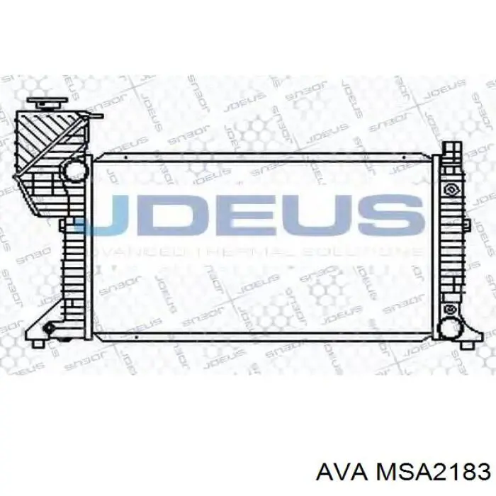 Радіатор основний AVA MSA2183 ціна, від 150.45 USD