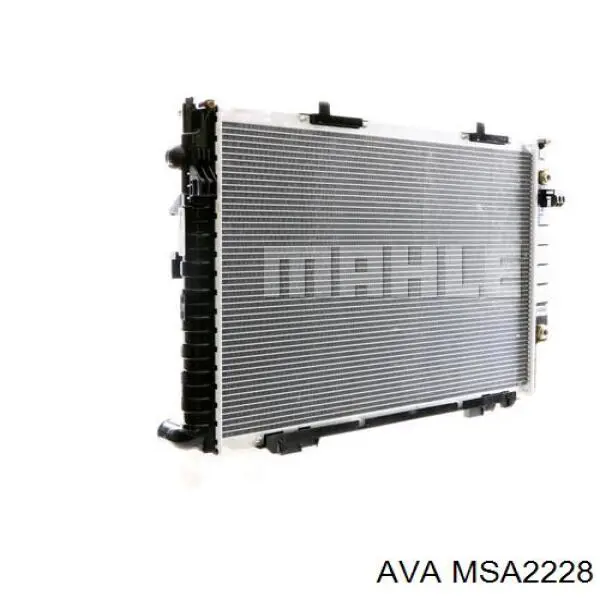 Купити MSA2228 AVA Радіатор двигуна