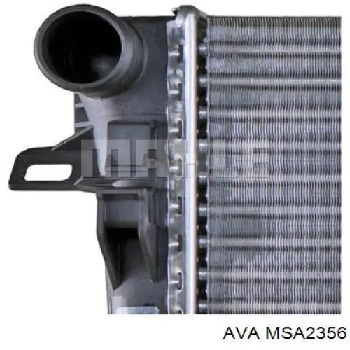 MSA2356 AVA радіатор охолодження двигуна