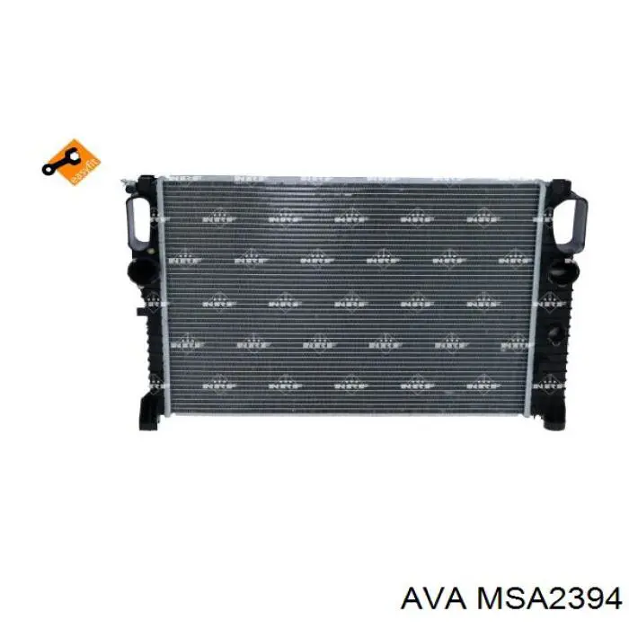 MSA2394 AVA радіатор охолодження двигуна