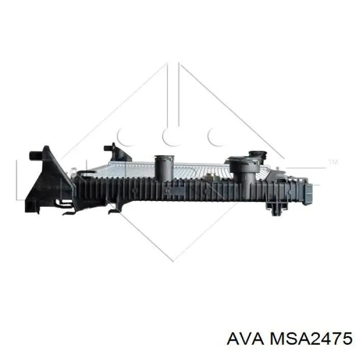 Радіатор охолодження двигуна MSA2475 AVA