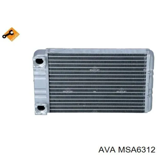 MSA6312 AVA Радіатор опалювача салону