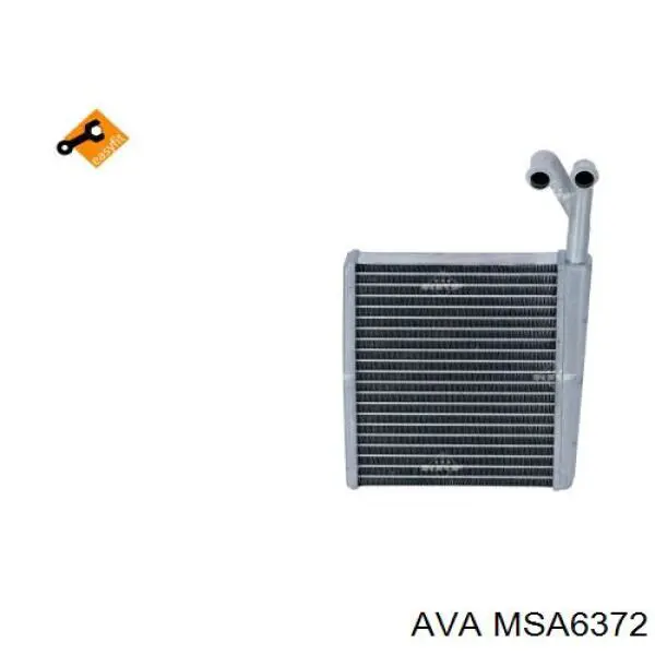 Радіатор пічки (обігрівача) AVA MSA6372 ціна, від 41.73 USD