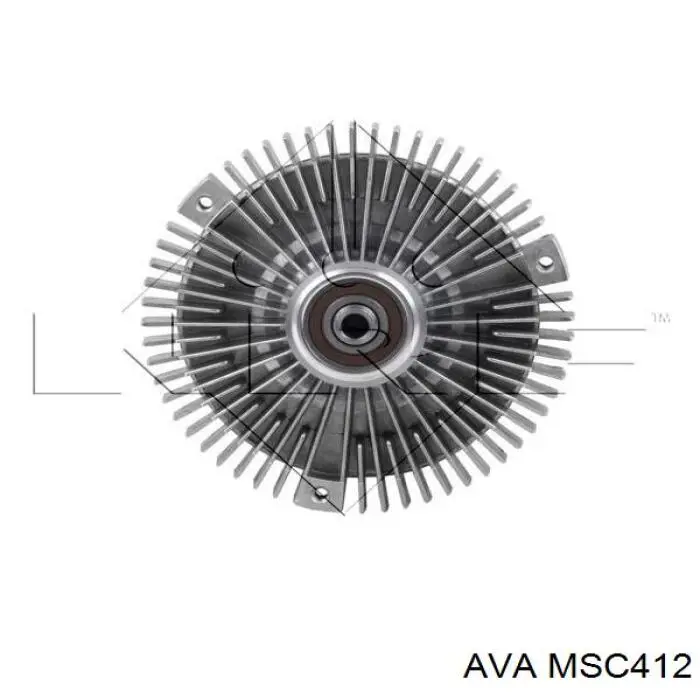 Вискомуфта вентилятора MSC412 AVA