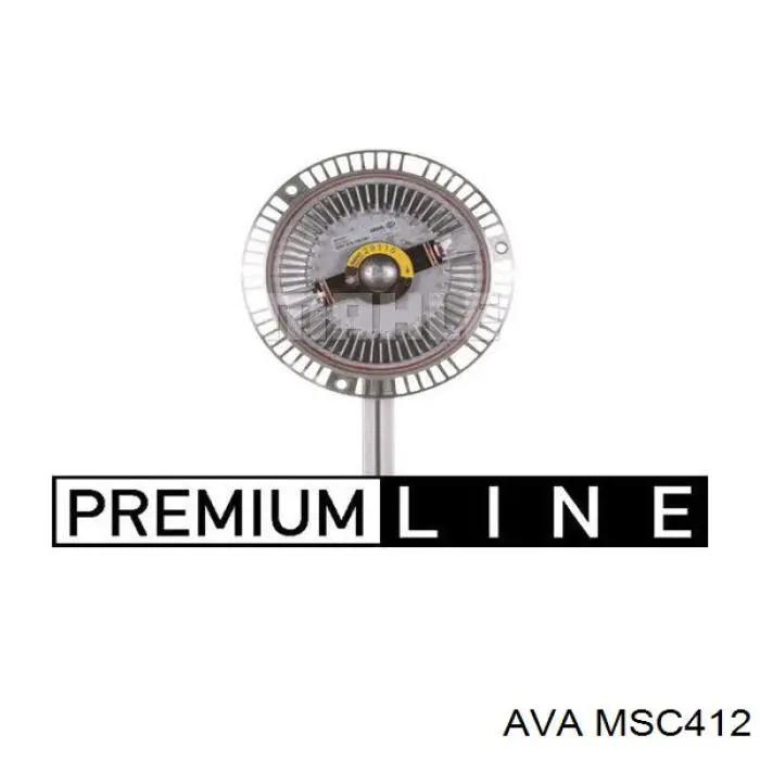 В'язкова муфта вентилятора AVA MSC412 ціна, від 54.68 USD