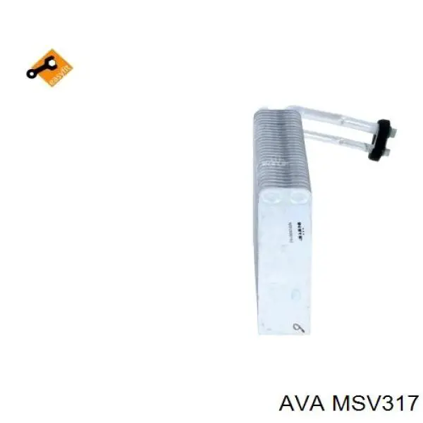 MSV317 AVA радіатор кондиціонера салонний, випарник