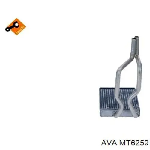 Радіатор пічки (обігрівача) AVA MT6259 ціна, від 56.24 USD