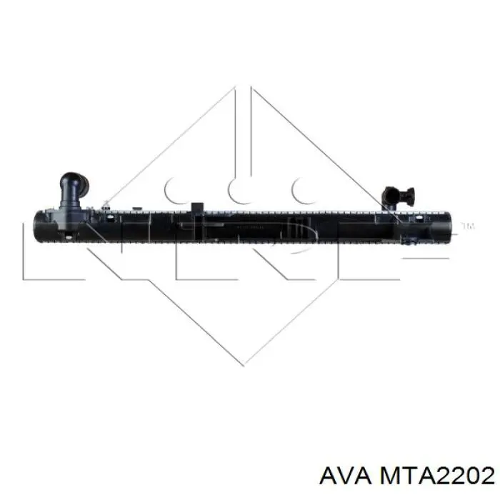 MTA2202 AVA Радіатор охолодження двигуна