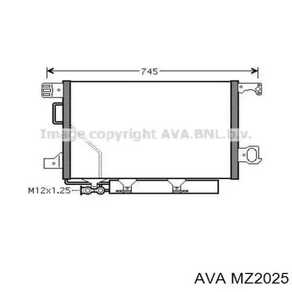 Радіатор основний Mazda PN1615200 ціна, від 452.99 USD