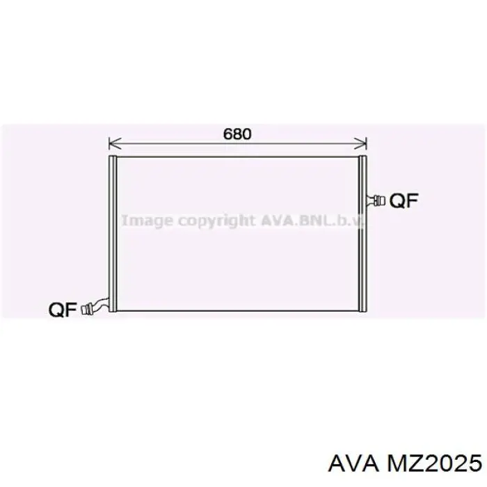 Купити PN1615200 Mazda Радіатор двигуна