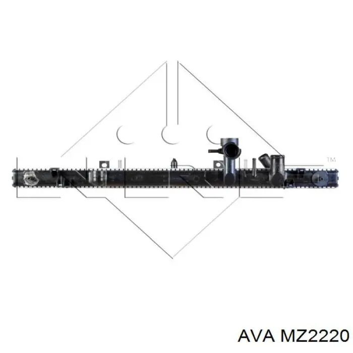 Радіатор MZ2220 AVA