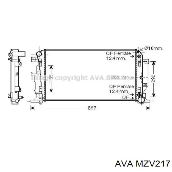 MZV217 AVA Охолоджувач повітря
