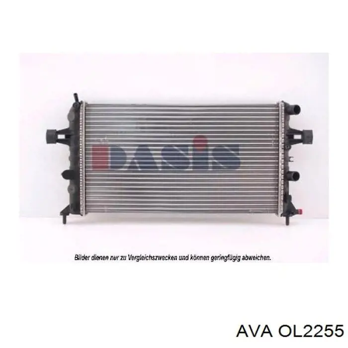 Купити OL2255 AVA Радіатор двигуна