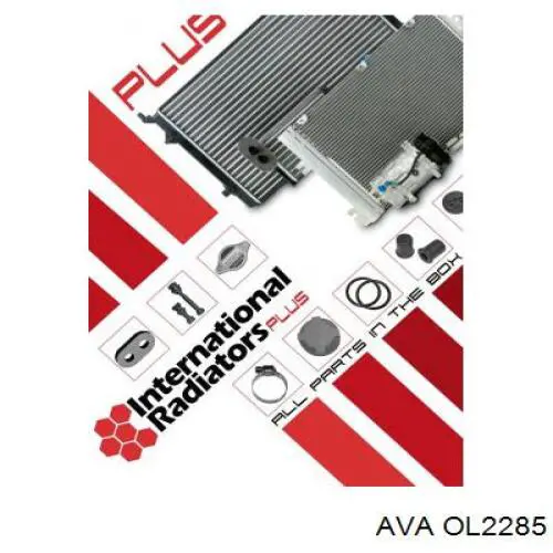 Купити OL2285 AVA Радіатор двигуна