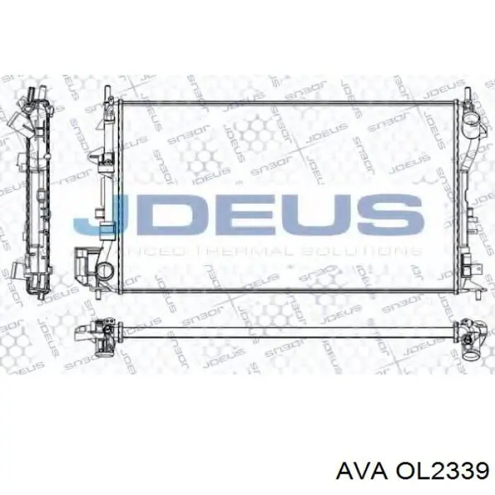 Радіатор основний AVA OL2339 ціна, від 59.28 USD